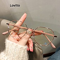 Óculos Femininos Lovito: Estilo Casual e Moderno - imagem 1