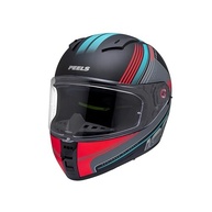 Capacete Peels Icon Pro Field Preto Fosco/Ciano 62: Segurança e Conforto com Óculos Interno - imagem 3