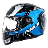 Capacete Peels Icon Force Preto/Marine: Segurança e Conforto com Óculos Interno Integrado - imagem 2