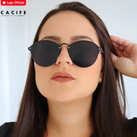 Óculos Redondos Cacife: Estilo Retrô e UV400 - imagem 1