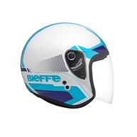 Capacete Aberto Bieffe Allegro Extent Branco com Óculos Integrado - Estilo e Segurança para Sua Moto - imagem 3