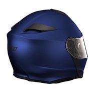Capacete X11 Turner Solides Azul Fosco com Óculos Integrado - Segurança e Estilo! - imagem 3