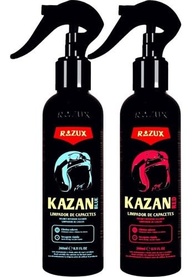 Kit Limpador e Odorizador de Capacete Kazan Blue Red Razux 240ml: Frescor e Higiene Garantidos - imagem 1