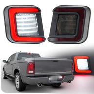 Luz de Placa LED Ram 1500/2500/3500 2003-2018 (Lente Fumê) - Upgrade OEM - imagem 2