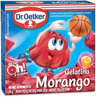 Gelatina de Morango Dr. Oetker 20g - imagem 1