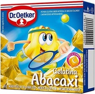 Dr. Oetker Gelatina em Pó Sabor Abacaxi, Sobremesa com Sabor e Consistência Deliciosa, Para Toda a Família, Fácil de Fazer, 20g - imagem 1