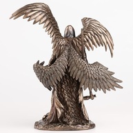 Escultura Azrael The Archangel of Death em Resina com Acabamento Bronze - 25,5 cm - imagem 5