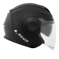 Capacete LS2 Verso OF570 Preto Fosco: Segurança e Estilo para Sua Pilotagem - imagem 1