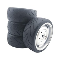Pneus de Borracha WLtoys 75mm para 144001 e 124018 - Off-Road e On-Road (Kit com 4) - imagem 2