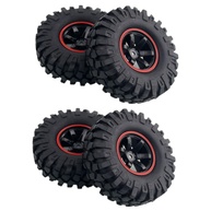 4 Pneus de Borracha Off-Road para SCX10 90046 & D90 - Aderência e Durabilidade Superior - imagem 1