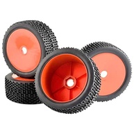 Conjunto 4 Pneus Off-Road Vermelhos 1/7, 1/8, 1/10: Aderência e Durabilidade Máximas! - imagem 3
