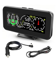 MR CARTOOL M60: Inclinômetro Digital GPS HUD para Off-Road com Velocímetro e Bússola - imagem 1