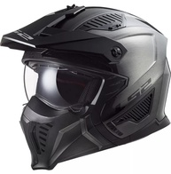 Capacete LS2 Off Road 606 Drifter Jeans Titanium com Óculos Interno - Segurança e Estilo - imagem 1