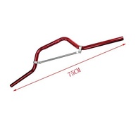 Guidão JRL 7/8" Médio Vermelho para Motos Off-Road, Pit Bike e ATV - imagem 4
