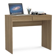 Escrivaninha Tijuca com 2 Gavetas Castanho Politorno - Design Elegante e Funcional para Home Office - imagem 1