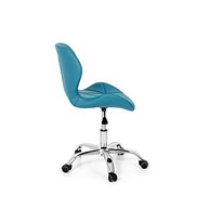 Cadeira Office Eiffel Slim Base Giratória Turquesa - Design Moderno e Conforto Ergonômico - imagem 5
