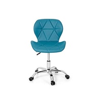 Cadeira Office Eiffel Slim Base Giratória Turquesa - Design Moderno e Conforto Ergonômico - imagem 4