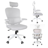 Cadeira de Escritório Ergonômica Branca com Malha Respirável e Ajustes Multifuncionais | HYATTO OFFICE - imagem 2