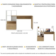 Escrivaninha Atlantis: Organize Seu Home Office - imagem 2