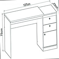Escrivaninha e Estante Guaili: Organize seu Home Office! - imagem 2