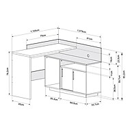 Escrivaninha Mega Office: Organize Seu Home Office! - imagem 2