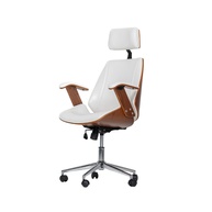 Cadeira Office Lisboa Branca com Encosto Ergonômico Rivatti - Conforto Premium para Home Office - imagem 1