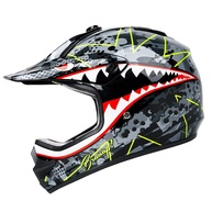 Capacete Infantil Offroad Street para Motocross e Quadriciclo - Segurança e Estilo para Jovens Aventureiros (Tamanho M) - imagem 1