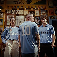 Camisa Napoli 1989-90 Retrô Maradona Oficial - imagem 2