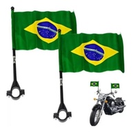 Bandeirinha Brasil Oficial para Moto e Bike: Estilo e Patriotismo em Movimento! - imagem 1