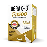 Ograx-3 1500: Ômega 3 para Cães Saudáveis - imagem 1