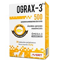 Ograx 500 mg: Suplemento de Ômega-3 para Cães e Gatos - imagem 1