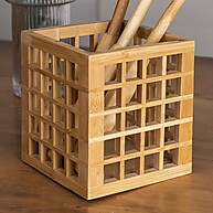 Porta Utensílios de Bambu 13cm - Oikos - imagem 2
