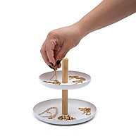 Porta-acessórios de Metal e Bambu 16cm - Oikos - imagem 2