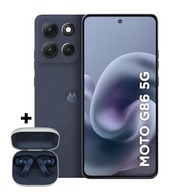 Smartphone Motorola Moto G86 5G Grafite: Tela 1.5K pOLED, Câmera 50MP Sony OIS e Fone Bluetooth Buds - imagem 3