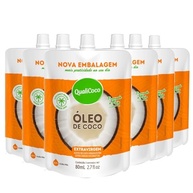 Kit c/ 6und Óleo de Coco Extravirgem Sachê QUALICOCO 80ml - imagem 2