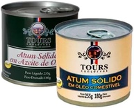 Kit 2 Atum Sólido Tours 255g: em Azeite, em Óleo - imagem 1