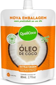 Qualicoco Sache Oleo Coco Extravirgem 80Ml - imagem 1