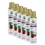 Kit 6X: Óleo de Coco Extra Virgem Spray Finococo 170ml - imagem 1