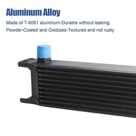 Kit Universal Refrigerador de Óleo 10 Fileiras AN10 - Alumínio de Corrida para Motor e Transmissão - imagem 3