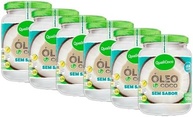 Kit 6X: Óleo de Coco Sem Sabor Qualicoco 500ml - imagem 1