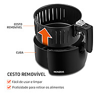 Air Fryer Mondial AF-36-BI: Frite Sem Óleo! - imagem 2