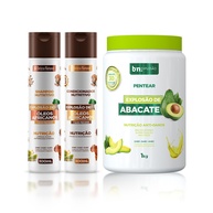 Óleos Africanos + Abacate: Kit Cachos Nutridos - imagem 1