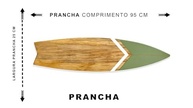 Kit Decoração Náutica Artesanal com Remos e Prancha em Verde Oliva e Branco - imagem 3