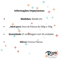 Sacos de Páscoa 44x44cm: Elegância Oliva! - imagem 2