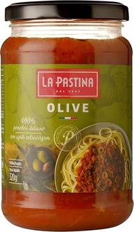 Molho Alle Olive (Azeitonas) La Pastina 320G - imagem 1