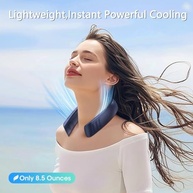 Ventilador de Pescoço OLV 6000mAh - 4 Motores Turbina 360° Ultra Silencioso - imagem 4