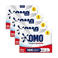 OMO Lavagem Perfeita: Kit com 4 Pós 400g - imagem 1