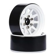 Rodas de Metal 54mm Brancas para Carros RC 1/10 On-Road e Drift (2 Peças) - imagem 5