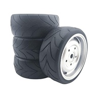 Pneus de Borracha WLtoys 75mm para 144001 e 124018 - Off-Road e On-Road (Kit com 4) - imagem 3