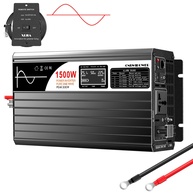 Inversor de Energia Solar Xijia 1500W - Onda Senoidal Pura 12V para 120V AC - Potência Confiável para Casa e Carro - imagem 1